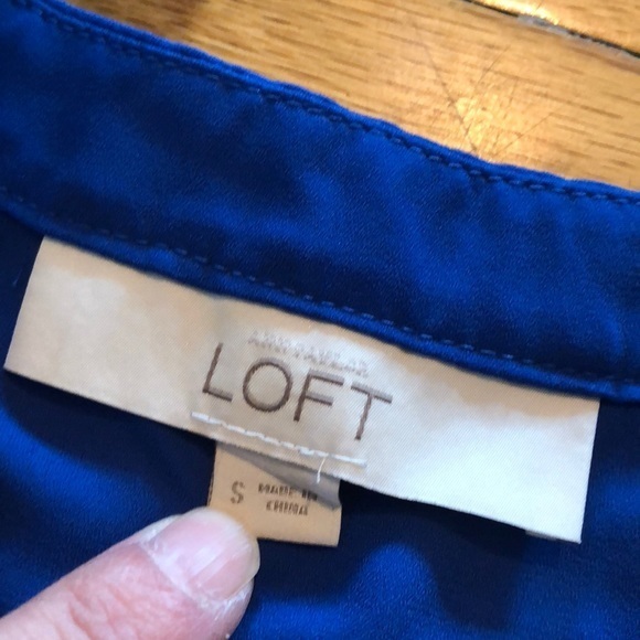 Ann Taylor Loft Printed Polyester Top Size Small‎ - Picture 6 of 7